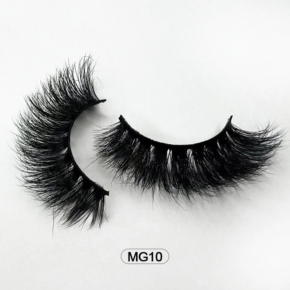 Dropshipping Wholesale Natural Wispy Individual Fluffy 3d Mink False Lashes Makeup Fake Eyelashes Make-up For Women